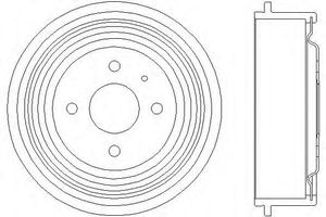 Тормозный барабан 94009700 Textar