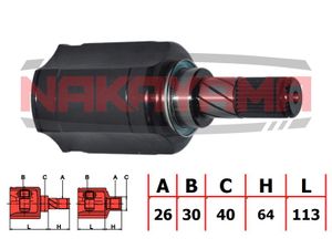 ШРУС_NAKAYAMA NJ7170NY Nakayama