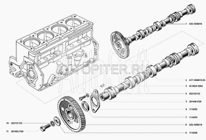 Шестерня УАЗ с УМЗ-421 вала распределительного с о