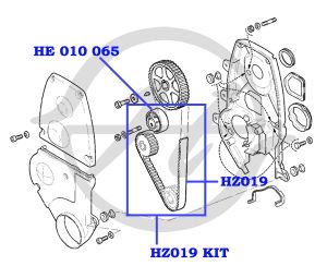 К-кт ремня ГРМ для Datsun mi-Do 2015> HZ019KIT Globelt