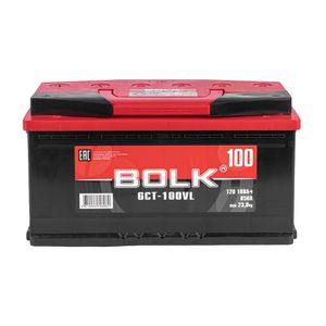 Аккумулятор BOLK Standart 100 А/ч прямой L+ 353x175x190 L5 EN 850 А