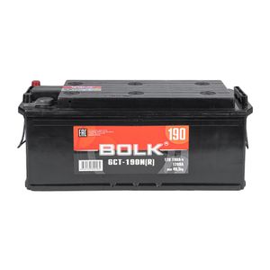 Аккумулятор BOLK Standart 190 А/ч L+(3) 514x218x210 B EN 1200 А