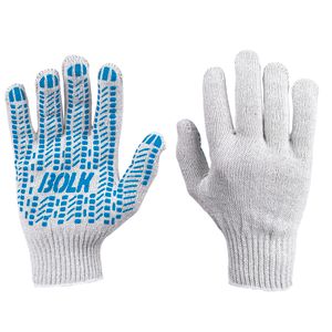 Перчатки рабочие Х/Б 10 класс с точечным покрытием из ПВХ BOLK BWW101002