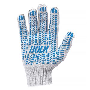 Перчатки рабочие Х/Б 10 класс с точечным покрытием из ПВХ BOLK BWW101002