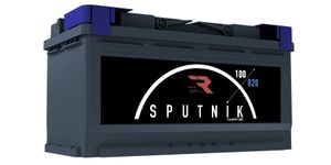 јккумул¤тор Sputnik 100 Ah, 820 A, 353x175x190 пр¤м. SPU10010 Sputnik