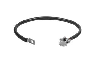 Перемычка с клеммой "-" аккумуляторной батареи и наконечником с отверстием диаметром 10мм, сечение провода 25 кв.мм. длина 500 мм. ax61625 Cargen