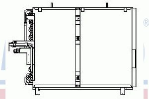 Конденсатор, кондиционер 94377 Nissens