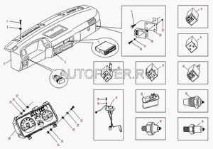 Реле света E2 BAW 1044 1065 24V RTT7111 BP17803750013 BP17803750001 BP17803750001 Baw
