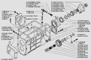 Шестерня спидометра ведущаяя BAW 1044Е3/33462 LG5T35KY11701361 Baw