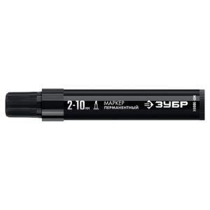 ЗУБР МП-1000К чёрный, 2-10 мм, клиновидный перманентный маркер (06333-2) 063332 Зубр