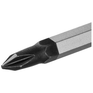 Отвертка ударная, сквозной Cr-V стержень, PH1 x 75 мм, усилитель под ключ, магнитный наконечник, дву 252721 Зубр