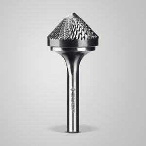 ЗУБР 25х12 мм, тип K (зенкер с вершиной 90°), хв-к 6 мм, твердосплавная борфреза, ПРОФЕССИОНАЛ (28809-25-12) 288092512 Зубр