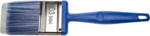 ЗУБР АКВА, 63 мм, искусственная щетина, пластмассовая ручка, для воднодисперсионных и акриловых ЛКМ, плоская кисть (4-01060-063) 401060063 Зубр