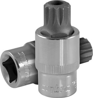Насадка торцевая 1/2DR с вставкой-битой TAMPERPROOF SPLINE, M16H Ombra 120716t OMBRA