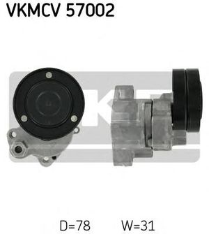 Натяжной ролик, поликлиновой  ремень VKMCV 57002 Skf