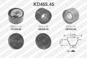 К-кт ремня ГРМ для Renault Espace III 1996-2002 KD455.45 Snr