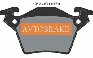 Колодки тормозные задние Mercedes Benz V-Class, Vito