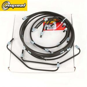 Трубки тормозные УАЗ 452, 3741, 3962, 2206, 3303, омедненные с полимерным покрытием, кт 11шт.  250 rg4523506000 Riginal