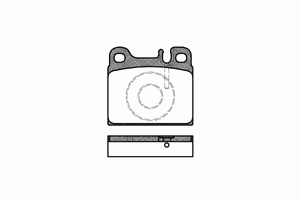Комплект тормозных колодок, дисковый тормоз