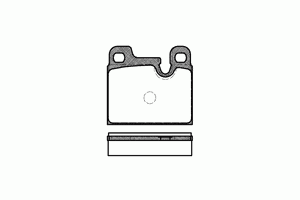 Комплект тормозных колодок, дисковый тормоз
