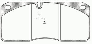 Комплект тормозных колодок, дисковый тормоз JSX 2278.21 Roadhouse