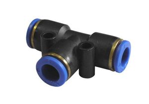 Фитинг тройник PUT 06 синий, шт at10352 AT