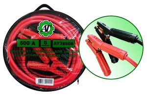 Провод прикуривателя 600А/6,0м at38608 AT