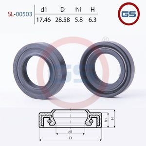 Сальник рулевой рейки 17.46 28.58 5.8/6.3 sl00503 GS