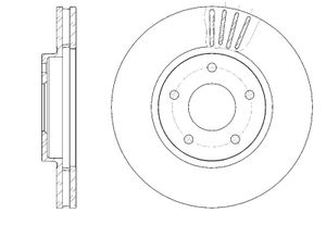 Диск тормозной передний gr20602 G-Brake