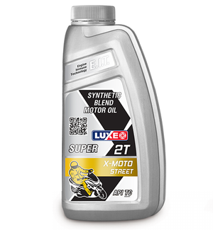 ћасло моторное дл¤ 2-х тактных двигателей LUXE X-MOTO STREET TC 2T п/синт.1л 30423 Luxe