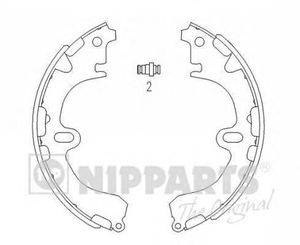 Колодки барабанные к-кт для Toyota Corolla E11 1997-2001 J3502034 Nipparts