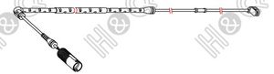 Датчики износа тормозных колодок HQ 5015R112 LR012824 LAND ROVER RANGE ROVER III (L322) 5.0 4x4 09- 5015r112 H&Q