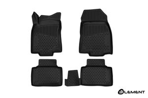 Коврики 3D в салон RENAULT KOLEOS, 2017->, 4 ШТ. element3d4152210k Element Autofamily