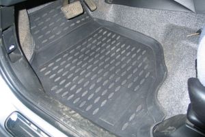 Комплект резиновых автомобильных ковриков в салон HONDA Jazz 2001-2008, 4 шт. (полиуретан) nlc1805210 Element Autofamily