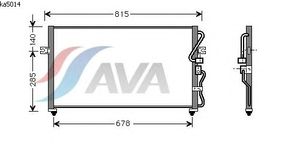 Конденсатор, кондиционер KA5014 Ava