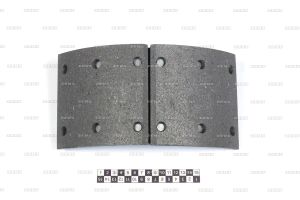 Тормозная колодка с накладкой, задняя, под накладки T320-1400 bl06202 Zevs