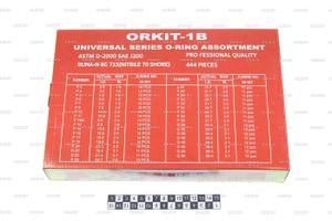 Набор резиновых колец ORKIT-1B 444 шт в наборе, 444шт в наборе, Тайвань orkit1b Zevs