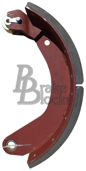 Колодка тормозная с роликом, 100 мм, ПАЗ-3204 32053 32054, накладка ТИИР-459, номинал