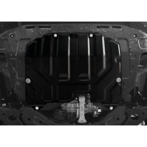 Защита картера + КПП + комплект крепежа, AutoMax, Сталь, Hyundai ix35 2010-2015,V - все/Kia Sportage 2010-2016,V - все