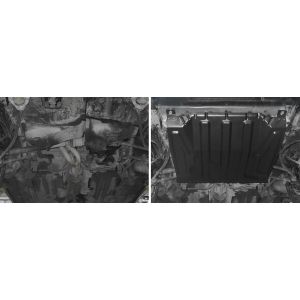 Защита картера + КПП без крепежа, Lada Samara 2108/2115 1984-2013, V - все