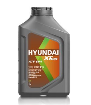 Трансмиссионное масло для АКПП HYUNDAI XTeer ATF SP4, 1 л, синтетическое