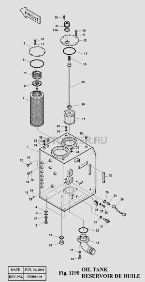 Фильтр гидравлический Doosan