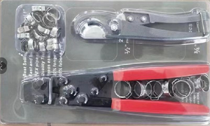 HPPEX Комплект ушковых хомутов 10,3-12,8мм — 20шт, 16,0-19,2мм — 10шт, Клещи для обжима хомутов — 1ш hppex ХомутПроф HPPEX Комплект ушковых хомутов 10,3-12,8мм — 20шт, 16,0-19,2мм — 10шт, Клещи для обжима хомутов — 1ш hppex ХомутПроф