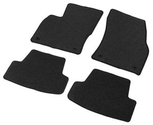 Текстильные коврики салона, AutoFlex, Standard, для Skoda Karoq 2020-/ Volkswagen Taos 2021-, цвет графит 4510401 AutoFlex
