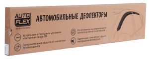 Дефлекторы окон, AutoFlex, для Mitsubishi Outlander 2012-2018 2018-, литьевой ПММА, 4 шт. 840301 AutoFlex