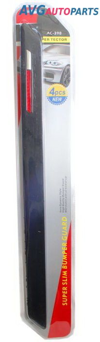 Накладки на бампер 60см черные с катафотом (4шт) A 301415 AVG