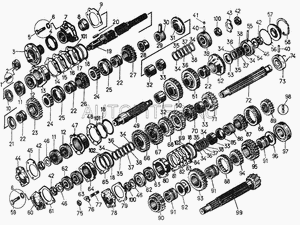 Корпус Т-130 подшип.креп.вала 18-12-187 1812187 ЧТЗ