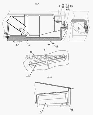 Отопитель-вентилятор МТЗ (ЭВ12-1-02) кабины (ИЖКС.632346.004) ОАО МТЗ 15228101100 МТЗ