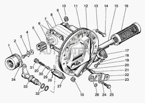 МТЗ, клапан 80-1704040 завод 801704040 МТЗ