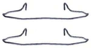 Комплектующие, колодки дискового тормоза FBA502 Ferodo